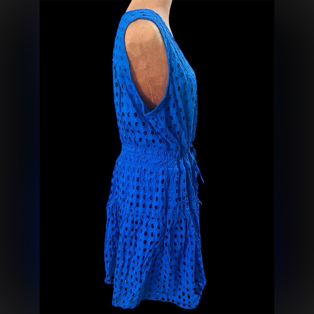 XL Vera Wang Smocked Short Dress - Picture 8 of 13